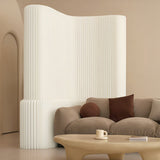 Sleek Contemporary Rectangular Kraft Paper Room Divider - Extendable & Waterproof for Living Room