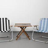 Modern Minimalist Bamboo Rectangular Coffee Table – Foldable for Outdoor Patio & Camping