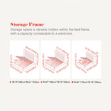 Eco-Friendly Microfiber Leather Tufted Beige Bed Frame - French Style Sustainable Customizable And Stylish For Your Bedroom