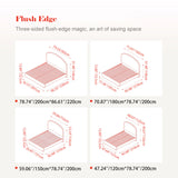 Removable Covers Beech Wood Bed Frame - Retro Customizable & Eco-Friendly Bed
