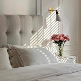 Modern Cream Soft Upholstered Headboard Fabric Bed Frame - Minimalist Elegant Clean Edges Bed For Your Bedroom