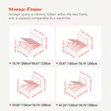 Elegant Pearl Microfiber Leather Upholstered Headboard Bed Frame - Luxury Refined Smooth Edges Bed For Your Bedroom