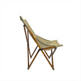Modern Minimalist Rectangular Oxford Aluminum Folding Chair – Armless, Outdoor Use (Backrest Optional)