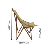 Modern Minimalist Rectangular Oxford Aluminum Folding Chair – Armless, Outdoor Use (Backrest Optional)
