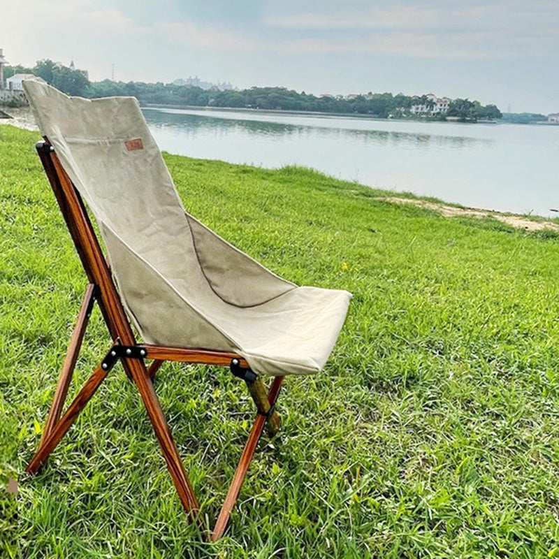 Modern Minimalist Rectangular Oxford Aluminum Folding Chair – Armless, Outdoor Use (Backrest Optional)