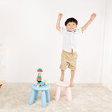 Modern Minimalist Cylindrical Kids' PP Low Stool - Backless, Armless for Living Room