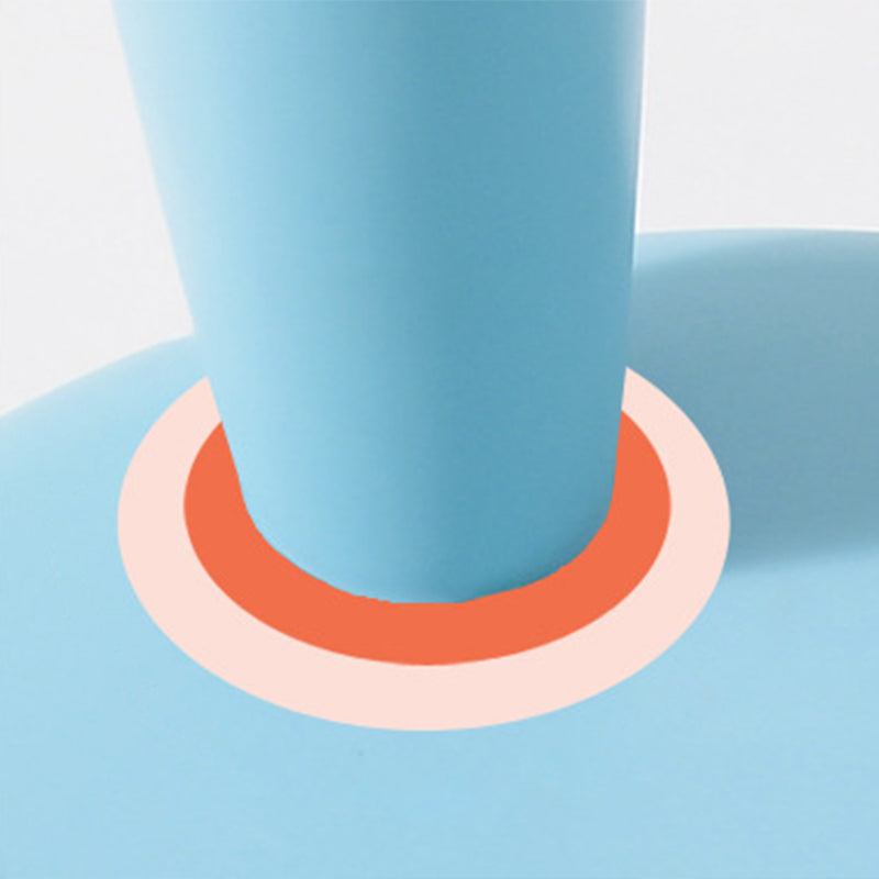 Modern Minimalist Cylindrical Kids' PP Low Stool - Backless, Armless for Living Room