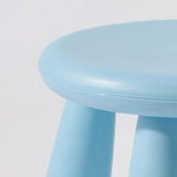 Modern Minimalist Cylindrical Kids' PP Low Stool - Backless, Armless for Living Room