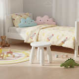Modern Minimalist Cylindrical Kids' PP Low Stool - Backless, Armless for Living Room