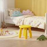 Modern Minimalist Cylindrical Kids' PP Low Stool - Backless, Armless for Living Room