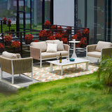 Stylish Modern Outdoor Rope Sofa – 1/2/3-Seater for Balcony & Patio