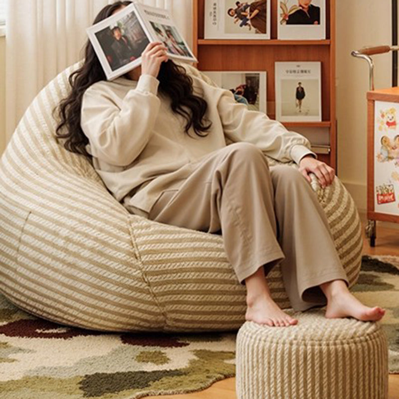 Elegant Modern Minimalist Curved Fabric EPS Sofa Backrest for Living Room
