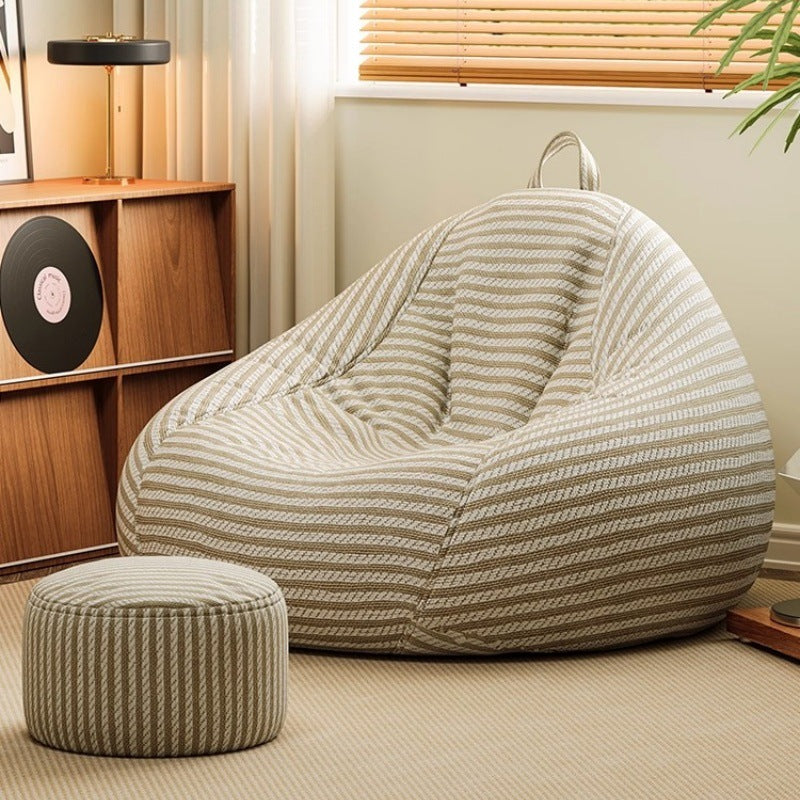 Elegant Modern Minimalist Curved Fabric EPS Sofa Backrest for Living Room