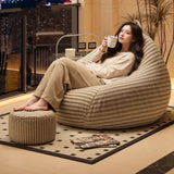 Elegant Modern Minimalist Curved Fabric EPS Sofa Backrest for Living Room