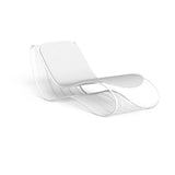 Modern Minimalist Curved Aluminum Alloy Garden Recliner Backrest with Fabric Sponge