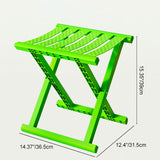 Contemporary Industrial Square Foldable Stool - Low-Profile, Portable PP/TPE Camping Chair for Outdoor and Living Room