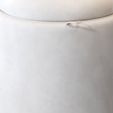 Nordic Contemporary Velvet Wood Vanity Stool with Round Petal-Back, Storage and Backrest – Ideal Bedroom Seating