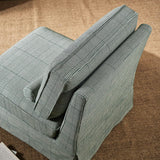 Durable, Easy-Clean Cover Accent Chair with Birch Wood Frame — Retro Fabric for Living Room or Study
