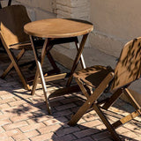 Traditional Farmhouse Outdoor Coffee Table – Foldable Solid Wood & Plywood, 1-Tier, Round-Rectangular, For Outdoor Use