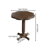 Traditional Farmhouse Outdoor Coffee Table – Foldable Solid Wood & Plywood, 1-Tier, Round-Rectangular, For Outdoor Use