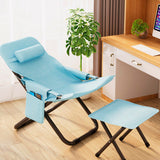 Modern Minimalist Rectangular Recliner with Oxford Cloth Upholstery and Carbon Steel Frame – Living Room Armchair with Armrest and Backrest