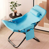 Modern Minimalist Rectangular Recliner with Oxford Cloth Upholstery and Carbon Steel Frame – Living Room Armchair with Armrest and Backrest