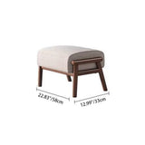 Sleek Oak & Linen Ergonomic Rocking Chair with Armrests - Modern Minimalist Design for Living Room & Bedroom