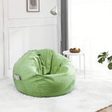 Modern Minimalist Round Cotton-Linen EPS Sofa Backrest & Footrest for Living Room