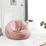 Modern Minimalist Round Cotton-Linen EPS Sofa Backrest & Footrest for Living Room