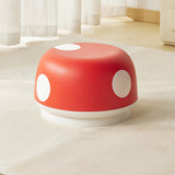 Contemporary Kids Mushroom-Shape Stool – Round, Low, Stackable, PP Plastic for Entryways, Living Rooms, and Bedrooms