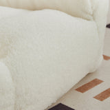 Contemporary Kids' Square Armrest & Backrest with Storage Pocket – Lambswool Fabric, EPS Foam, Cute Ear Design, Ideal Living Room Sofa Accessory
