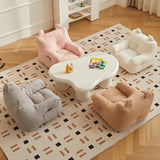 Contemporary Kids' Square Armrest & Backrest with Storage Pocket – Lambswool Fabric, EPS Foam, Cute Ear Design, Ideal Living Room Sofa Accessory