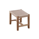 Traditional Japanese Weaving Ash Wood & Rattan Rectangular Rocking Chair with Recliner, Armrest & Footstool for Living Room