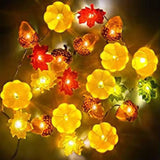 USB-Powered PVC Pumpkin LED String Light for Outdoor Halloween Decor
