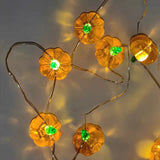 USB-Powered PVC Pumpkin LED String Light for Outdoor Halloween Decor