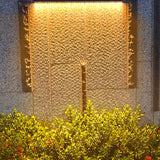 Modern Minimalist Solar LED Wall Sconce – Waterproof Aluminum Strip, Tempered Glass Wall Washer for Outdoor Patio