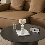 Sleek Modern Aluminum Marble USB LED Table Lamp