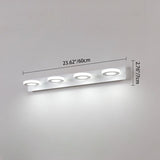 Modern Minimalist LED Vanity Light Wall Sconce - Rectangle, Round, and Square Iron & Acrylic for Bathroom