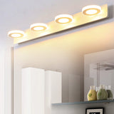 Modern Minimalist LED Vanity Light Wall Sconce - Rectangle, Round, and Square Iron & Acrylic for Bathroom