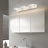 Modern Minimalist LED Vanity Light Wall Sconce - Rectangle, Round, and Square Iron & Acrylic for Bathroom