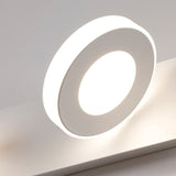 Modern Minimalist LED Vanity Light Wall Sconce - Rectangle, Round, and Square Iron & Acrylic for Bathroom