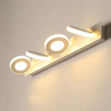 Modern Minimalist LED Vanity Light Wall Sconce - Rectangle, Round, and Square Iron & Acrylic for Bathroom