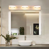 Modern Minimalist LED Vanity Light Wall Sconce - Rectangle, Round, and Square Iron & Acrylic for Bathroom