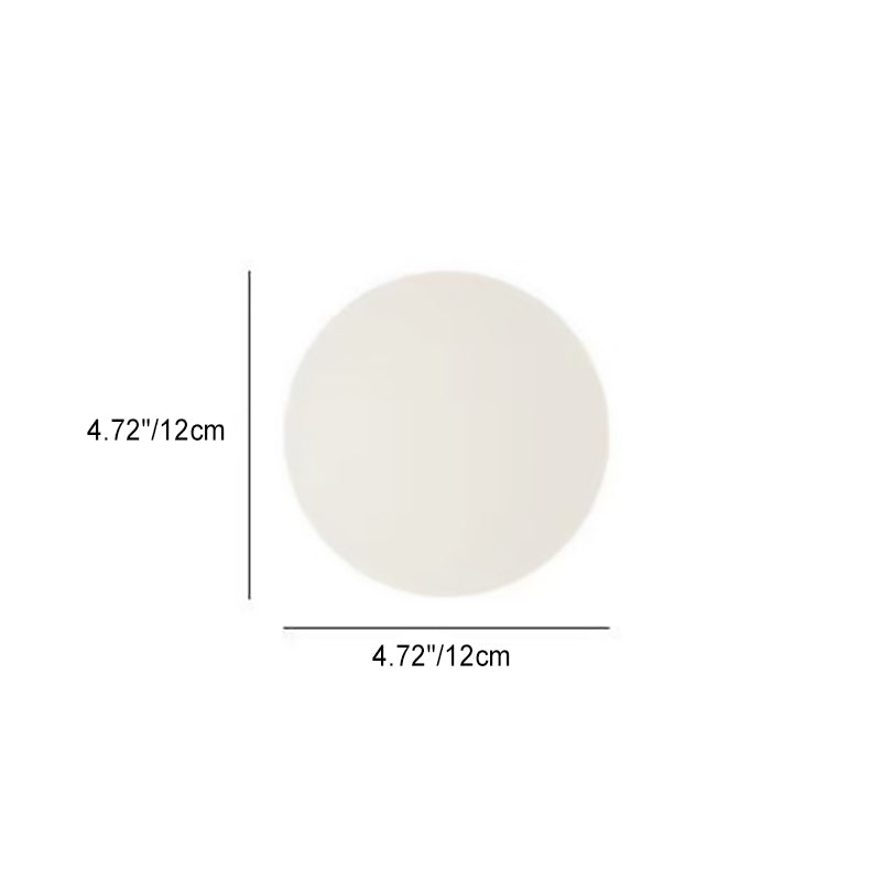 Sleek Modern Minimalist Orb Glass 1-Light Wall Sconce for Living Room