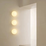 Sleek Modern Minimalist Orb Glass 1-Light Wall Sconce for Living Room