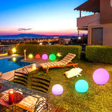 Modern Minimalist Solar Globe LED Outdoor Lawn Light - Waterproof Plastic PE Landscape Garden Lamp