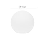 Modern Minimalist Solar Globe LED Outdoor Lawn Light - Waterproof Plastic PE Landscape Garden Lamp