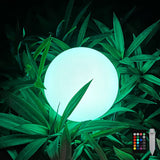 Modern Minimalist Solar Globe LED Outdoor Lawn Light - Waterproof Plastic PE Landscape Garden Lamp