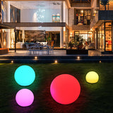 Modern Minimalist Solar Globe LED Outdoor Lawn Light - Waterproof Plastic PE Landscape Garden Lamp