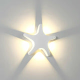 Modern Waterproof Starfish LED Wall Sconce - Die-Cast Aluminum & Acrylic Outdoor Patio Lighting
